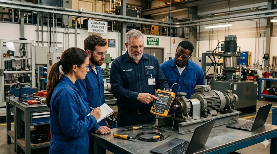 Formación industrial en mantenimiento predictivo